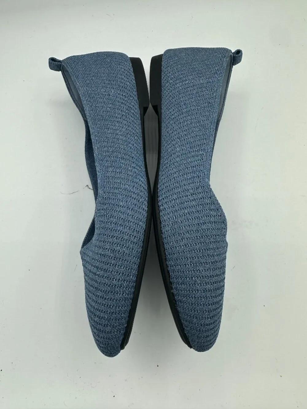 Dream Pairs Women's Breathable Knit Wide-Toe Flats Blue Size 9.5W